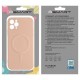 BACK PROTECTION COVER APPLE IPHONE 12 SILICONE PINK MAGSAFE