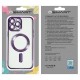 BACK PROTECTION COVER APPLE IPHONE 12 TRANSPARENT PURPLE MAGSAFE