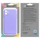 BACK PROTECTION COVER APPLE IPHONE 12 SILICON LAVANDER WITH CAMERA PROTECTIOCN