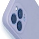 BACK PROTECTION COVER APPLE IPHONE 12 SILICON LAVANDER WITH CAMERA PROTECTIOCN