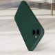 BACK PROTECTION COVER APPLE IPHONE 12 SILICON DARK GREEN WITH CAMERA PROTECTIOCN