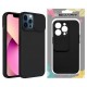 BACK PROTECTION SILICOEN SLIDE COVER APPLE IPHONE 12 BLACK