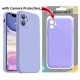 BACK PROTECTION COVER APPLE IPHONE 12 PRO SILICON LAVANDER WITH CAMERA PROTECTIOCN