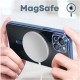 BACK PROTECTION COVER APPLE IPHONE 15 TRANSPARENT BLUE MAGSAFE