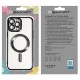 BACK PROTECTION COVER APPLE IPHONE 15 TRANSPARENT BLACK MAGSAFE