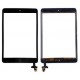 TOUCH SCREEN APPLE IPAD MINI BLACK WITH HOME BOTTON, IC CHIP, ADHESIVE ASSEMBLATI 