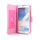 KALAIDENG FOLIO CASE UNIQUE FOR NOTE 2 PINK