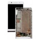 LCD HUAWEI ASCEND P6 WITH FRAME WHITE 