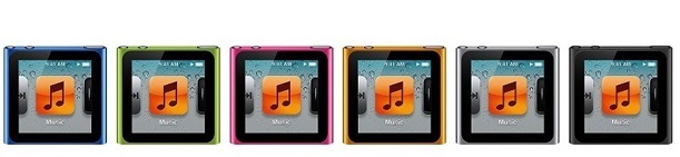 AroundTech - Apple iPod Nano 6<br />Navigazione: display Multi-Touch<br />Capacità: 8GB e 16GB<br />Anno: settembre 2010<br />Numero di modello: A1366<br /><br />N.B. Non possiamo garantire che le informazioni contenute in questa pagina siano corrette al 100%.